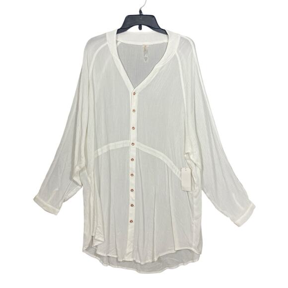 Raisins NWT Women's Juniors' Belize Beach Shirtdress Cover-Up size XL - Picture 1 of 6